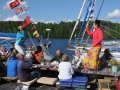DSC_1917 Midsommarfirande i Nadvoitsy, Anki ocg Nadia dansar på bordet